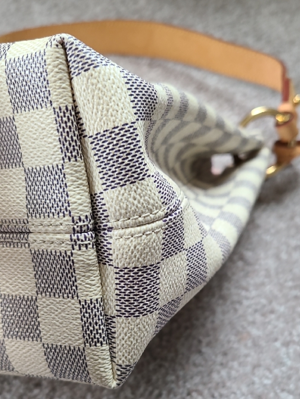 Louis Vuitton Damier Azur Graceful PM Shoulder Bag - Picture 6 of 11